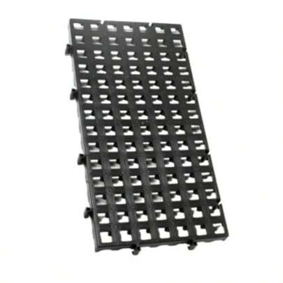 Palete Estrado Plástico 50x25x2,5cm Preto