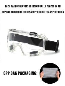 One Pair Of The New Style Large-Frame Multi-Functional Windproof Goggles Is Specially Designed For Outdoor Activities Such As Skiing, Cycling And Mountain Climbing, Suitable For Male Users. This Product Combines The Functional Characteristics Of Ski Goggles And Cycling Glasses, And Can Meet The Usage Demands In Various Scenarios. For Summer Beach Vacation,Outdoor,Travel Autumn Accessories - Dark Grey - View 13