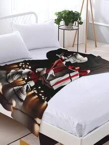 Kawss Kawaii Kaw  Anime-Themed Plush Flannel Blanket - Soft Cozy All-Season Throw For Couch, Bed & Home Decor,Print Blanket Perfect Valentine's Day Or Birthday Gift In Mixed Colors