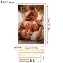 1 Customized Canvas Poster With DIY Frame Or Frameless Poster, Print Your Personalized Photo As A Gift On Canvas, Wall Decoration Painting, Mural, Hanging Painting, Canvas Printing, Canvas Poster, Canvas Wall Decoration, Poster Printing. It Is The Perfect Gift For Boyfriends, Family, Sons, Daughters, Students, Pets, Family, Birthdays, Weddings, Anniversaries, Suitable For Living Rooms, Bedrooms, And Offices