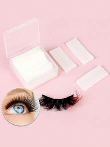 40/10条透明自粘睫毛胶条，防水防汗，可重复使用睫毛延长配件 - 彩色 - 查看 3