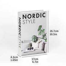 1pc/2pcs/3pcs/4pcs Minimalist Modern Decorative Dummy Books, Realistic Book-Like Prop For Home Staging, Photography Gifts Birthday Graduation - Multicolor - View 22