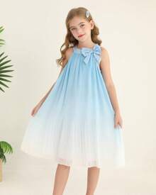 2025 BestToddler Girl Tulle Dress Summer Clothes Little Girl Ombre Halter Dress Casual Sundress Toddler Princess Outfits