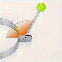 2 piezas de moldes de acero inoxidable para huevos - Moldes creativos antiadherentes para huevos fritos y panqueques, herramienta de moldeado DIY para el desayuno, adecuada para cocinar, hornear y preparación de alimentos - Apta para Navidad, Halloween, Pascua, Acción de Gracias, Día de San Patricio, herramienta de cocción de panqueques y huevos sin electricidad, accesorio de cocina caravana, color aleatorio - Multicolor - Ver 9