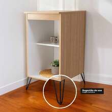 Kit 08 Pés Hairpin Legs 15cm Aramado de Aço Triplo Para Móveis e Estofados - Desk Design