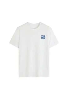 1pcs Plus Size Women's T-Shirt, Printed With "FAITH OVER FEAR" And Bible Verse Designs On The Back, Suitable For Church Services, Religious Activities - White 2 - 查看 6