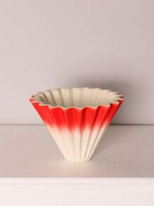 1 Reusable Ceramic Coffee Filter, Multi-Colour Options, Easy To Clean, Origami Style Filters Quickly, Suitable For Use At Home And In The Office