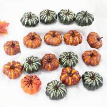 Decoración de calabaza multicolor de espuma simulada - Verduras simuladas DIY para decoración otoñal, Halloween, Acción de Gracias, fiestas en el hogar