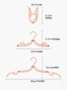 1pc Rotating 32-Clip Plastic Drying Rack, Multifunctional Clothes Hanger, Space-Saving Folding Hanger For Socks, Underwear And Small Garments, Suitable For Bedroom, Clothing Store, Birthday, Party, Thanksgiving, Friend, Christmas, New Year Gift