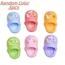 3/6/9/12pcs/Cartoon Slippers Refrigerator Magnet, Cute Decorative Plastic Oval Refrigerator Magnet Set, Fun Whiteboard And Office Kitchen Magnets, Perfect For Home Decoration Gifts On Thanksgiving, Christmas, And Halloween - Multicolor - View 12