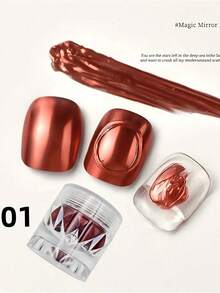 金镜美甲粉 - 高端、高反射、质地细腻、闪亮的新款美甲装饰