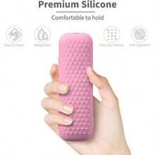 2 Pack Silicone Remote Cover For Roku TV Remote Silicone Case Cover Compatible With Most Roku Voice Remote Shockproof Washable Roku Remote Cover With Lanyard Pink+ Luminous Green - Hồng + Xanh lá cây sáng - Xem 3