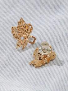 1 Pair Adjustable Butterfly Waistband Button, Detachable And Seamless, Ideal For Altering Waist Size On Jeans, No Need For Sewing Or Nailing - Waist Slimming Tool