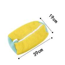 1pc 360° Durable Shoe Washing Machine Bag For All Shoe Types - Anti-Deformation, Machine Washable, Air-Drying, Protective Laundry Bag With Rich Fleece Inside, Perfect For Sneakers And Casual Shoes,