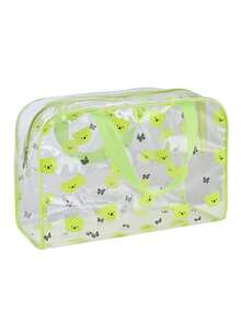 Túi đựng đồ vệ sinh cá nhân bằng nhựa PVC dung tích lớn Túi đựng mỹ phẩm có quai xách Túi đựng đồ trang điểm du lịch di động Quà tặng cho bé gái - Mô hình gấu - Xem 9