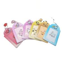 Cosplay Series Anime Figures Kawaii New Kpop BT Cartoon Popular Anime Cooky PVC Idol Card Holder Credit Id Bank Card Photocard Bus Card Meal Card Holder Key Chain A Christmas And Birthday Gift For A Friend ﻿ - Multicolor - View 3