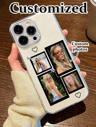 1 pièce Étui de téléphone transparent antichoc et doux avec design minimaliste de cœur et papillon, personnalisé pour 16/16 Pro Max, XR, 7/8, 15 Pro Max, 12 Pro Max, 13 Pro Max, 14 Pro Max, 13, 14, 11, 12P, 14P, 11P ; Galaxy A134G, A22, A21S, A514G, A52, S22 Ultra, A335G ; Redmi 10, Redmi Note 114G, Redmi 11 Lite, A53, A14, A23, S23 Ultra, S24, A14, A15, S23, A73, S25/S25 Ultra