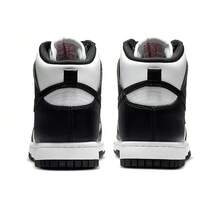 Nike Dunk Low High-Top Sneakers, Women's, Black And White, Panda Design - Black and White - View 5