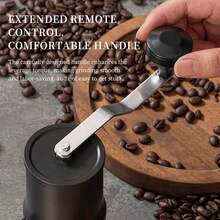 Manual Coffee Grinder, Small Portable Hand Crank Coffee Grinder With Adjustable Coarseness, Ceramic Burrs, Ideal For Home And Outdoor Use (Non-Electric) - Multicolor - View 9