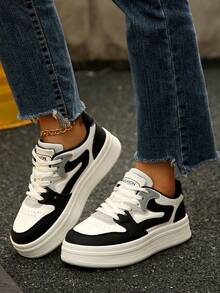 Zapatillas para adolescentes, casual con cordones y ajuste, suela exterior de TPR antideslizante y resistente al desgaste, adecuado para la vuelta al colegio