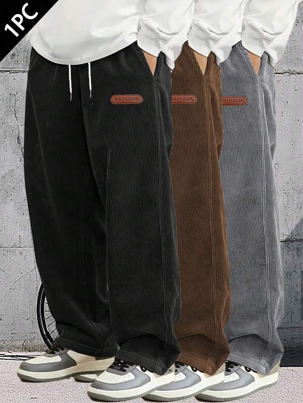 2025 Men's Seoul Style Pants - Tapered Drape Relaxed Fit Spring Casual