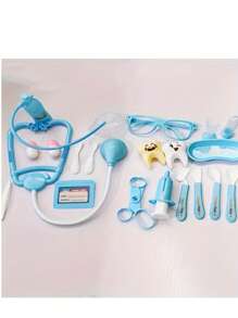 42pcs Doctor Game Playset, Simulation Nurse Stethoscope, Dental Playhouse Toys (Random Color Accessories), Educational Doctor Role Play Toys For Boys And Girls, Children Medical Tool Kit, Stethoscope, Baby Nurse Needles