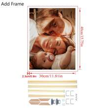 1 Customized Canvas Poster With DIY Frame Or Frameless Poster, Print Your Personalized Photo As A Gift On Canvas, Wall Decoration Painting, Mural, Hanging Painting, Canvas Printing, Canvas Poster, Canvas Wall Decoration, Poster Printing. It Is The Perfect Gift For Boyfriends, Family, Sons, Daughters, Students, Pets, Family, Birthdays, Weddings, Anniversaries, Suitable For Living Rooms, Bedrooms, And Offices