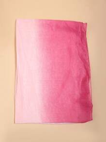 1 件春季新款轻质雪纺印花小围巾/披肩，适合日常使用