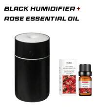 1 pieza Humidificador de aire mini inalámbrico de 230ml de colores con micrófono frío - Super silencioso y portátil para dormitorio, coche, oficina - Batería de 1200mAh incluida, regalo de cumpleaños