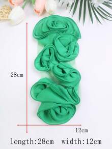 Áo nịt ngực xếp ly 3D nhiều màu mới, cuộn tay, phụ kiện quần áo tự làm, thích hợp cho váy cưới, váy khiêu vũ và các đồ trang trí khác - nhiều màu - Xem 16