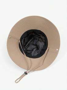 1pc Outdoor Waterproof Foldable Bucket Hat, Suitable For Women & Men, Summer Sun Protection Bucket Hat