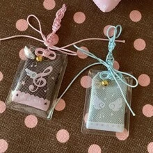 Klassisches modisches Design Musiknoten Flügel Anhänger Anhänger, Glücksbringer, Studentenabschlussgeschenk für Freunde, Schulmaterial, Schulanfang