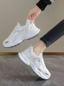 Women's Chunky Sneakers, 2025 New Arrival, Autumn Thick Sole Casual Comfortable Breathable Sports Shoes