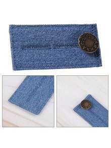 4 buc. Buton de extindere pentru pantaloni, prelungitor de talie pentru blugi, cârlig pentru pantaloni cu cataramă lungă, buton de ajustare elastic pentru talie, cataramă de extensie a curelei, materiale pentru matlasare - Multicolor - Vizualizare 4