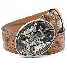 Men's Leather Belt Outdoor Multifunctional Belt With Knife Suitable For Men's Gift - DashiziCA - View 1