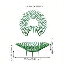 10pcs Strawberry Growing Frame, Potted Strawberry Holder, Rot Prevention Fruit Supporter, Strawberry Rack (Petal-Shaped)