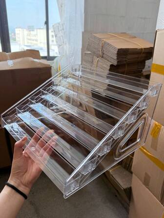 7단 투명 아크릴 아이섀도우 팔레트 정리함, 립스틱 및 파우더 디스플레이 스탠드 포함 - 간편한 정리 및 우아한 화장대 장식을 위한 세련된 데스크탑 화장품 선반 메이크업 홀더, 뷰티 매니아와 전문가 모두에게 적합, 휴일 선물 및 시즌 메이크오버 프로젝트에 이상적, 이 세련되고 기능적인 수납 솔루션으로 메이크업 컬렉션을 향상시키세요. 공간을 최대화하고 좋아하는 제품을 방식으로 선보이도록 설계되었습니다.