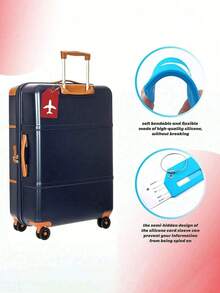 Luggage Strap/Tag Set, Luggage Strap/Tag Combination, Adjustable Shoulder Strap, Packing Strap, Luggage Tie, Luggage Rope, Fixing Strap And Luggage Tag, Luggage Handbag Travel Suitcase Tag With Name Id Card, Suitable For All Types Of Luggage, Travel Goods, Suitable For Home, Office And School, Travel, School Supplies - Multicolor - View 6