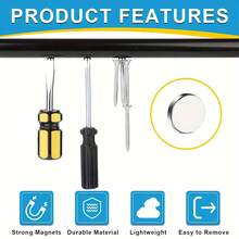 100 件迷你强力磁铁 8 * 1 毫米小型强力磁铁适用于白板，超强迷你圆形磁铁适用于 DIY 冰箱