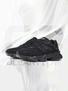 New Balance 9060 Triple Black – Shoes For Man/Woman-Vintage-Spring & Summer-Inspired Running Shoes, Shock-Absorbing Comfort, Gym To Streetwear Casual Wear-Mother's Day Gifts-Father's Day Gift– U9060BPM - 黑/黑/黑 - 查看 3