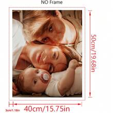 1 Customized Canvas Poster With DIY Frame Or Frameless Poster, Print Your Personalized Photo As A Gift On Canvas, Wall Decoration Painting, Mural, Hanging Painting, Canvas Printing, Canvas Poster, Canvas Wall Decoration, Poster Printing. It Is The Perfect Gift For Boyfriends, Family, Sons, Daughters, Students, Pets, Family, Birthdays, Weddings, Anniversaries, Suitable For Living Rooms, Bedrooms, And Offices