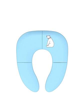 Folding Travel Potty Seat Portable Travel On A Toilet Seat Non-Slip Suction Cups For Fits Round Oval Toilets Tourist Carry-On