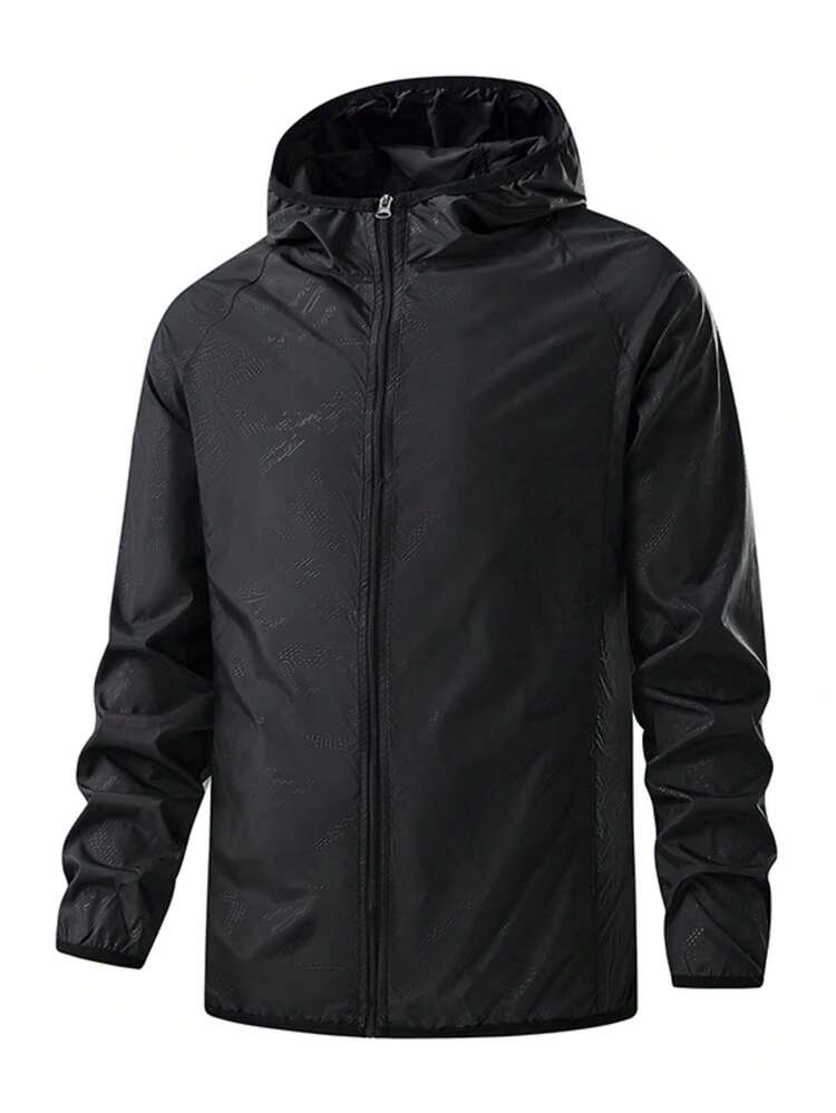 Chaquetas senderismo negro L impermeables cortavientos acampar escalada lluvia ropa Unisex deporte Abrigo Outdoor Transpirable Deportivo Viaje Montaña Camping Ropa Resistente Al Agua Hombre Mujer - Negro - Añade 1