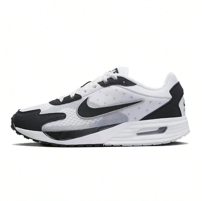 NIKE 女子 MAX SOLO 休闲轻便跑步鞋,新款缓震运动运动鞋 FN0784-101 - 黑與白 - 查看 1