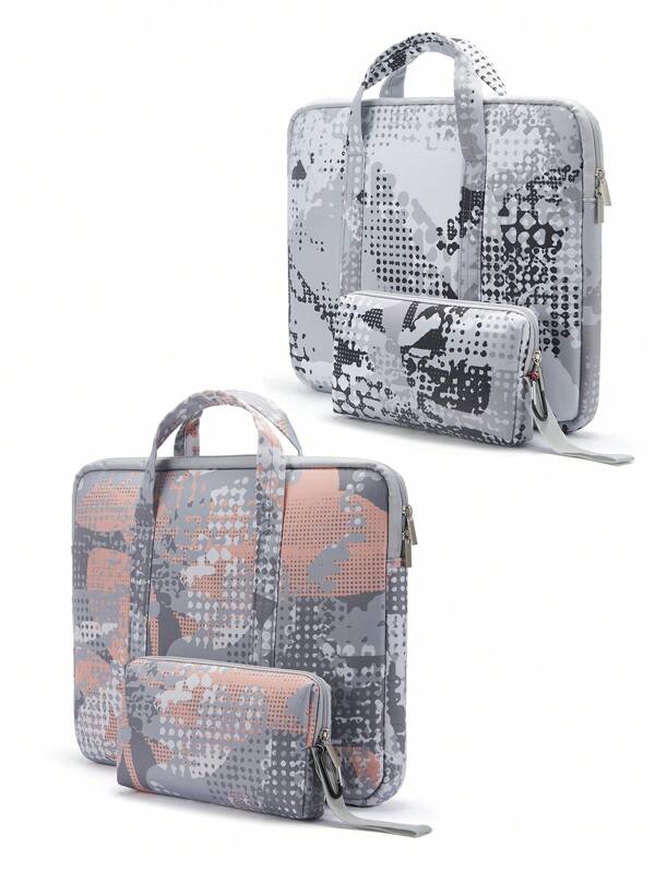 1 pièce Housse/Pochette pour ordinateur portable style décontracté couleur unie, convient aux ordinateurs portables de 11,6 / 12,5 / 13,3 / 14 / 15,4 / 15,6 / 16 / 17 pouces, compatible avec Huawei/Apple/HP/Hasee