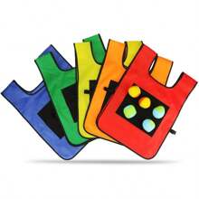 2pcs 39x53cm Outdoor Sticky Ball Vest With 10pcs 6cm Soft Ball Outdoor Interactive Sports Creative Throwing Sticky Target Sandbag Set