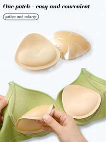 2pcs Elegant Reusable Foam Bra Inserts - Soft, Shaping Bra Pads Suitable For Bikini Tops And Beach Outfits, Beach Essentials, Beach Accessories, Pool Float