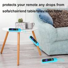 Glow Silicone Remote Cover Compatible For Roku Steaming Stick Voice Express Premiere Remote Case Compatible With  Roku Smart TV Remote Control Replacement Glow In The Dark Glow Blue - Màu xanh phát sáng - Xem 4