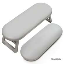 Adjustable U-Shaped Nail Technician Armrest - White PU Leather Nail Hand Rest - Multicolor - View 15