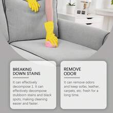 JUE FISH 100ml Household Stain Remover Spray, Gentle Cleaner For Carpet, Sofa, Leather Surface